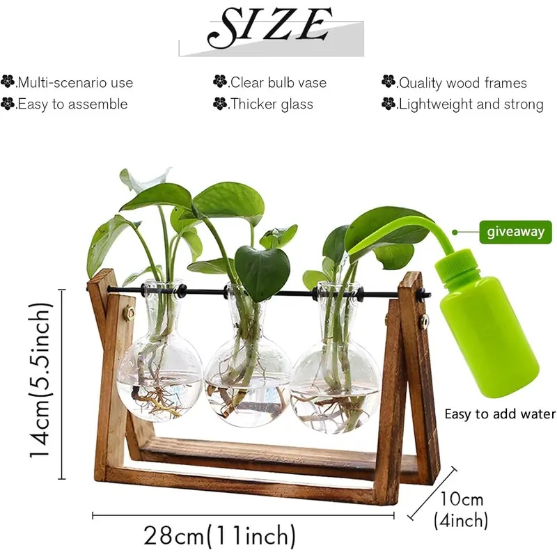 Drewniany stojak, zestaw do hy – Hydroponic Kit recenzja i cena