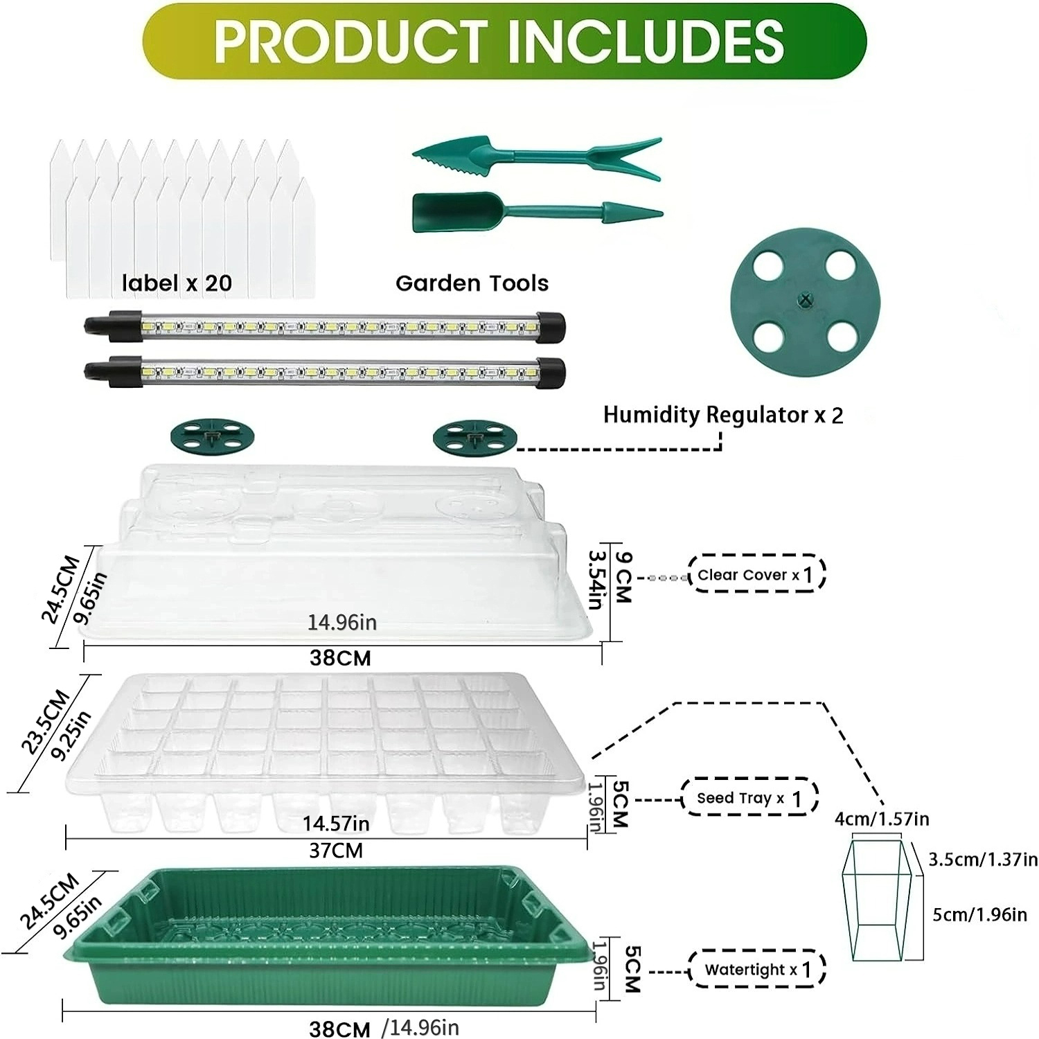 Taca do rozsady z lampą do upr – Seed Starter Tray recenzja i cena