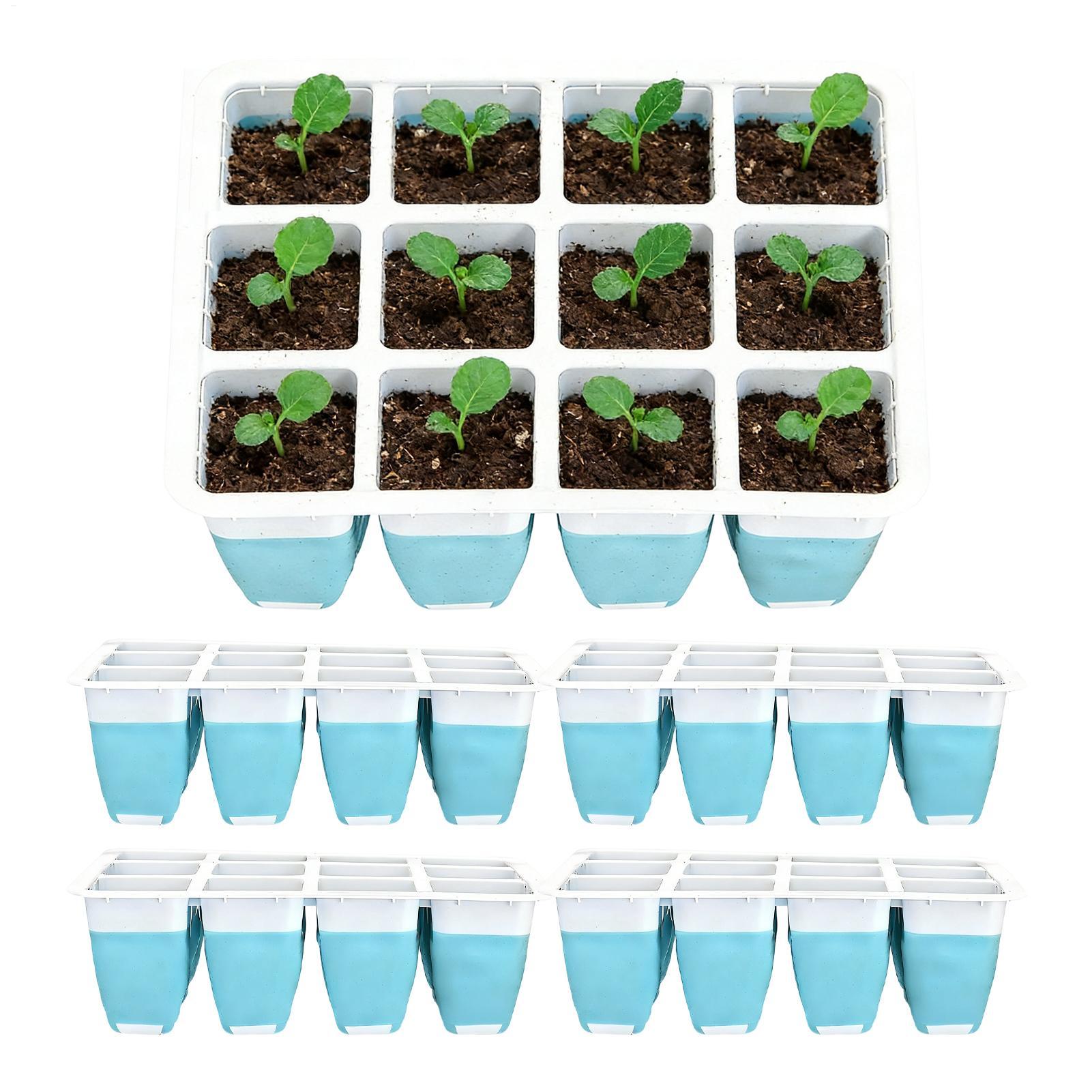 5 sztuk silikonowych tacek do  – Seed Starter Tray recenzja i cena