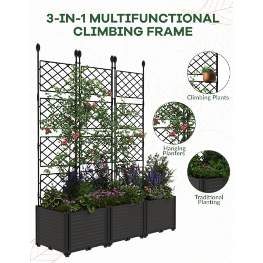 Zestaw 3 sztuk modułowych, pod – Raised Garden Bed recenzja i cena